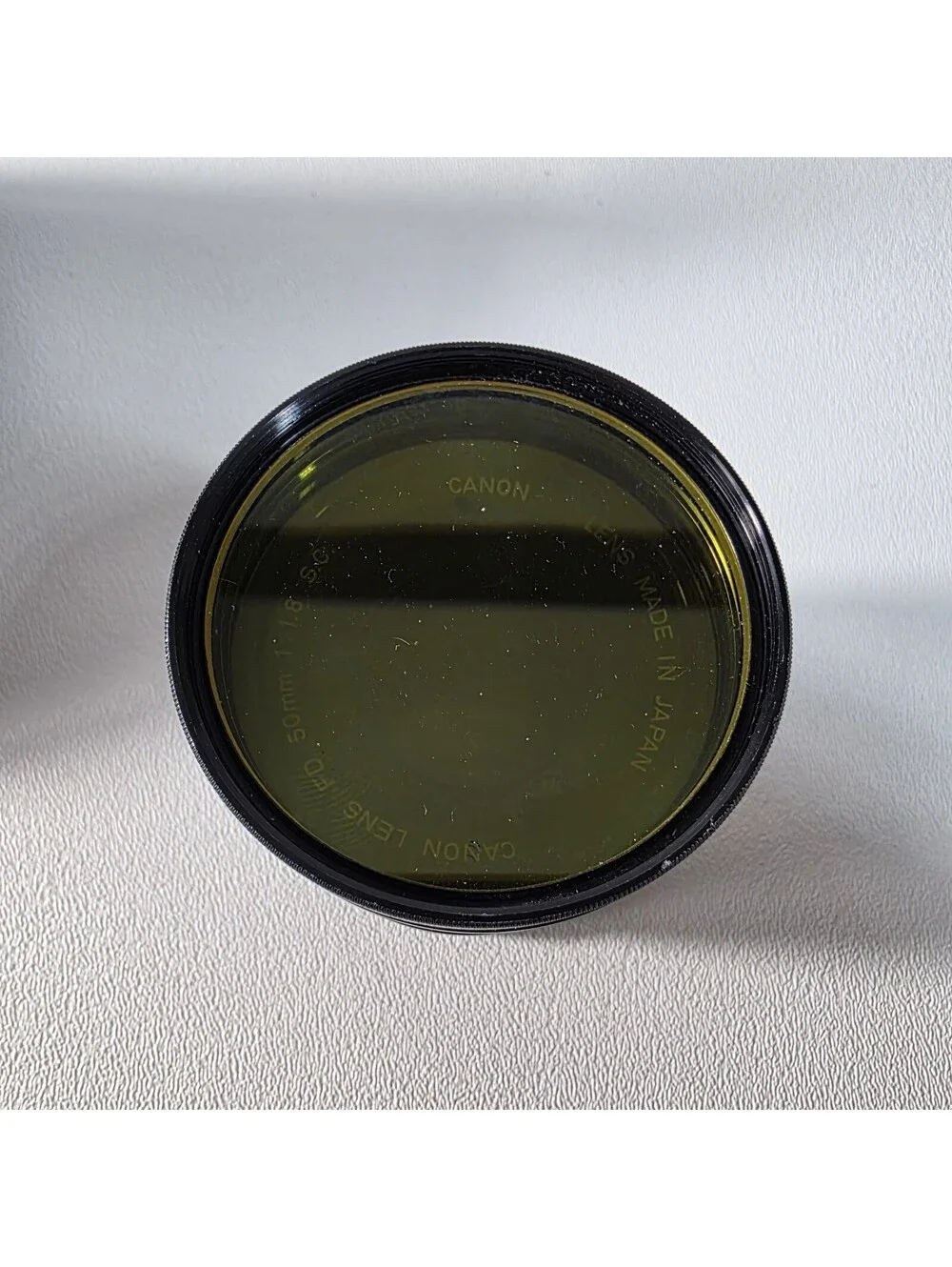 Canon FD 50mm 1:1.8 S.C. SC Manual Focus Prime Lens Clean W/Case & Lens Filter